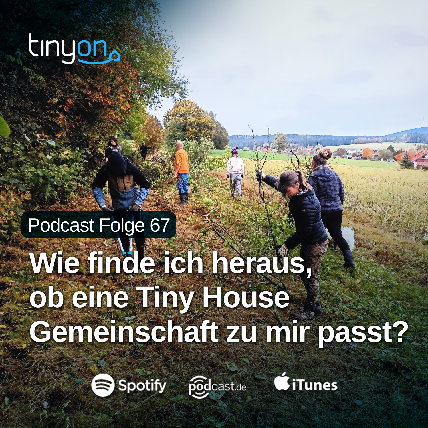 Tiny House Podcast - Wie finde ich heraus, ob eine Tiny House Gemeinschaft zu mir passt?